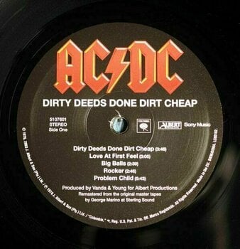 Disco de vinil AC/DC - Dirty Deeds Done Dirt Cheap (LP) - 2