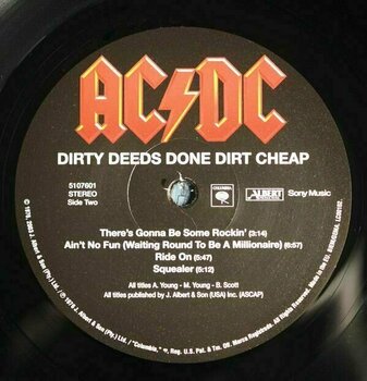 Vinyl Record AC/DC - Dirty Deeds Done Dirt Cheap (LP) - 3