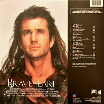 Vinylskiva Braveheart - Original Motion Picture Soundtrack (James Horner) (2 LP) - 8