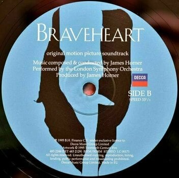 Vinyylilevy Braveheart - Original Motion Picture Soundtrack (James Horner) (2 LP) - 3