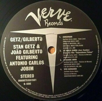 LP plošča Stan Getz & Joao Gilberto - Getz/Gilberto (LP) - 4