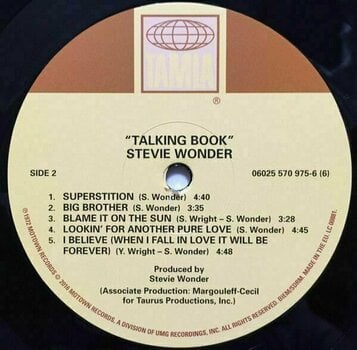 Vinyl Record Stevie Wonder - Talking Book (LP) - 7
