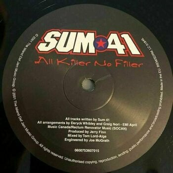 Vinyylilevy Sum 41 - All Killer No Filler (LP) - 4