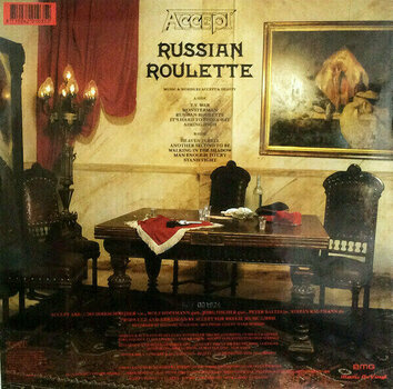 Vinyl Record Accept Russian Roulette (Gold & Black Swirled Coloured Vinyl) - 3