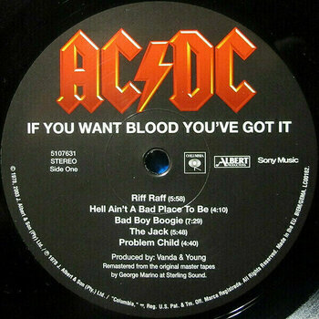 Vinyl Record AC/DC - If You Want Blood You've Got It (Reissue) (LP) - 2