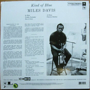 Vinyl Record Miles Davis - Kind Of Blue (Blue Coloured) (LP) - 4