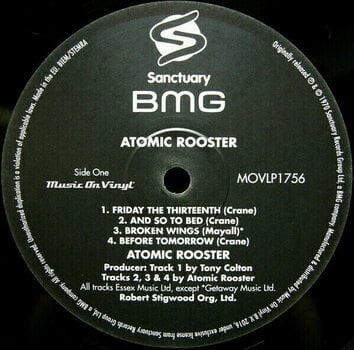 Vinylskiva Atomic Rooster - Atomic Rooster (LP) - 2