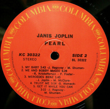 Vinyl Record Janis Joplin - Pearl (Remastered) (LP) - 4