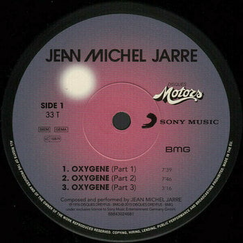 Disque vinyle Jean-Michel Jarre - Oxygene (LP) - 2