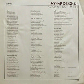 Disque vinyle Leonard Cohen Greatest Hits (LP) - 7