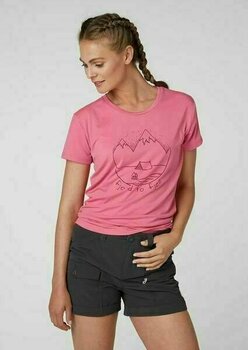 Outdoor T-Shirt Helly Hansen W Skog Graphic Azalea Pink L Outdoor T-Shirt - 3