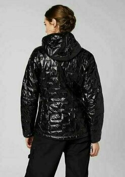 Udendørs jakke Helly Hansen W Lifaloft Hooded Insulator Jacket Black L - 4