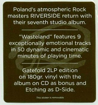 Hanglemez Riverside Wasteland (2 LP + CD) - 10