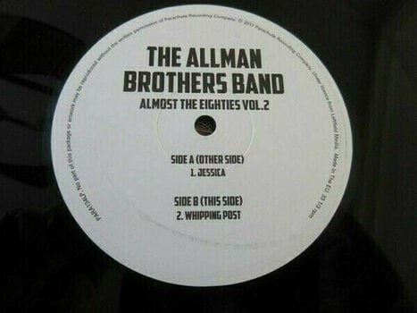 Vinyl Record The Allman Brothers Band - Almost The Eighties Vol. 2 (2 LP) - 2