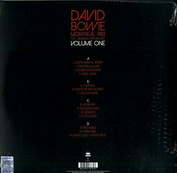 Vinyl Record David Bowie - Montreal 1983 - The Canadian Broadcast Volume One (2 LP) - 2