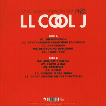 LP deska LL Cool J - Live In Maine - Colby College 1985 (LP) - 4