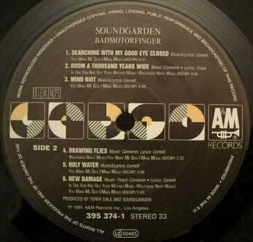 Płyta winylowa Soundgarden - Badmotorfinger (LP) - 4