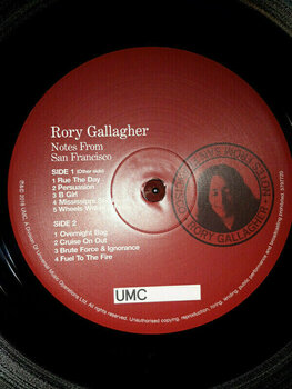 Disco de vinilo Rory Gallagher - Notes From San Francisco (LP) - 6