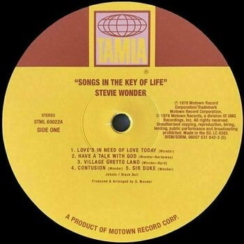 Vinyl Record Stevie Wonder - Songs In The Key Of Life (2 LP+ 7" Vinyl) - 3