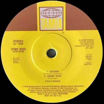 Vinyl Record Stevie Wonder - Songs In The Key Of Life (2 LP+ 7" Vinyl) - 7