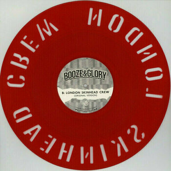 Vinyl Record Booze & Glory - London Skinhead Crew (Red Coloured) (7" Vinyl) - 2