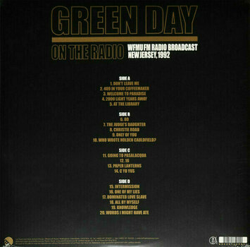 Vinyl Record Green Day - On The Radio (2 LP) - 2