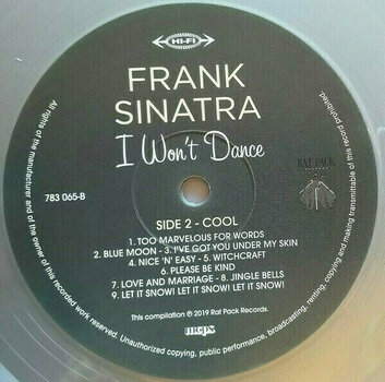 Vinyl Record Frank Sinatra - I Won't Dance (Silver Coloured) (LP + CD) - 5