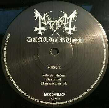Vinylplade Mayhem - Deathcrush (LP) - 2