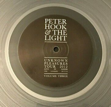 Vinyl Record Peter Hook & The Light - Unknown Pleasures - Live In Leeds Vol. 3 (LP) - 3