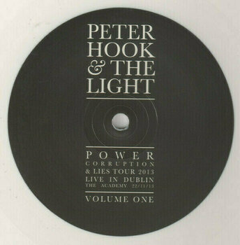 Vinyl Record Peter Hook & The Light - Power Corruption And Lies - Live In Dublin Vol. 1 (LP) - 5
