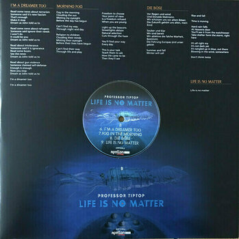 Vinyl Record Professor Tip Top - Life Is No Matter (LP) - 7
