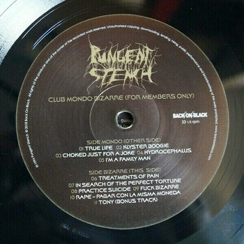 Vinylplade Pungent Stench - Club Mondo Bizarre (LP) - 4