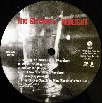 Vinyl Record The Slackers - Redlight (20th Anniversary Edition) (LP) - 2