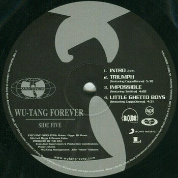 Vinyl Record Wu-Tang Clan Wu-Tang Forever (4 LP) - 7