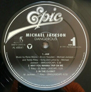 Vinyl Record Michael Jackson Dangerous (2 LP) - 8