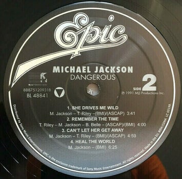 Disque vinyle Michael Jackson Dangerous (2 LP) - 9