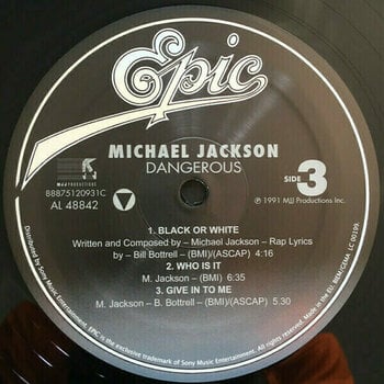 Hanglemez Michael Jackson Dangerous (2 LP) - 10