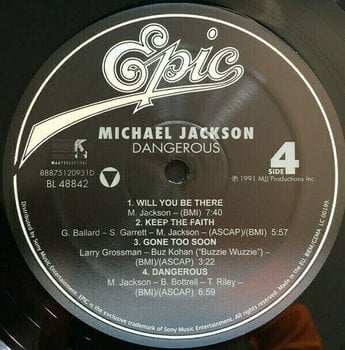 Vinyl Record Michael Jackson Dangerous (2 LP) - 11