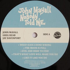 Schallplatte John Mayall - Nobody Told Me (feat. Joe Bonamassa, Todd Rundgren, Alex Lifeson) (LP) - 4