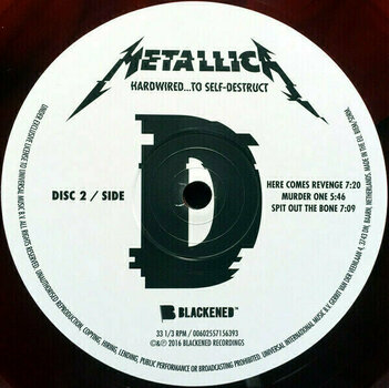 Disco de vinil Metallica - Hardwired...To Self-Destruct (Red Vinyl) (LP) - 9
