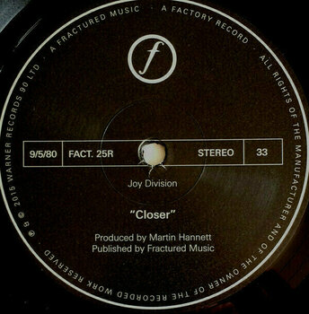 Vinyl Record Joy Division - Closer (LP) - 5