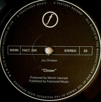 Vinyl Record Joy Division - Closer (LP) - 6