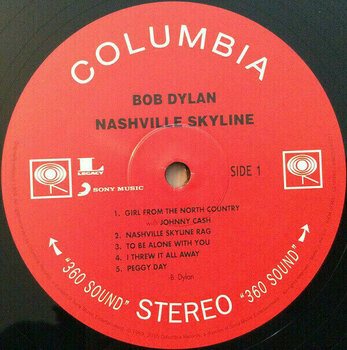 Vinyl Record Bob Dylan - Nashville Skyline (LP) - 2