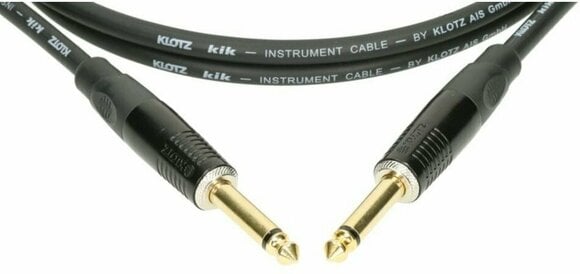 Nástrojový kabel Klotz KIKKG9-0PPSW Černá 9 m Rovný - Rovný - 2