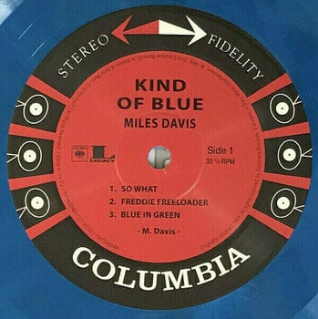 Disque vinyle Miles Davis Kind of Blue (Limited Editon) (Blue Coloured) (LP) - 4