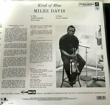 Vinyl Record Miles Davis Kind of Blue (Limited Editon) (Blue Coloured) (LP) - 6