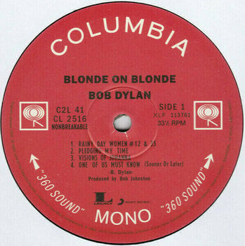 Vinyl Record Bob Dylan Blonde On Blonde (2 LP) - 6
