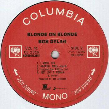 Disque vinyle Bob Dylan Blonde On Blonde (2 LP) - 7