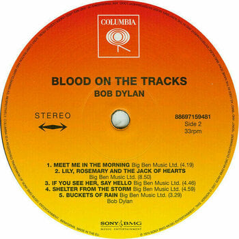 Vinyl Record Bob Dylan Blood On the Tracks (LP) - 4