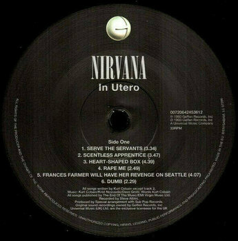 Vinylskiva Nirvana - In Utero (LP) - 3